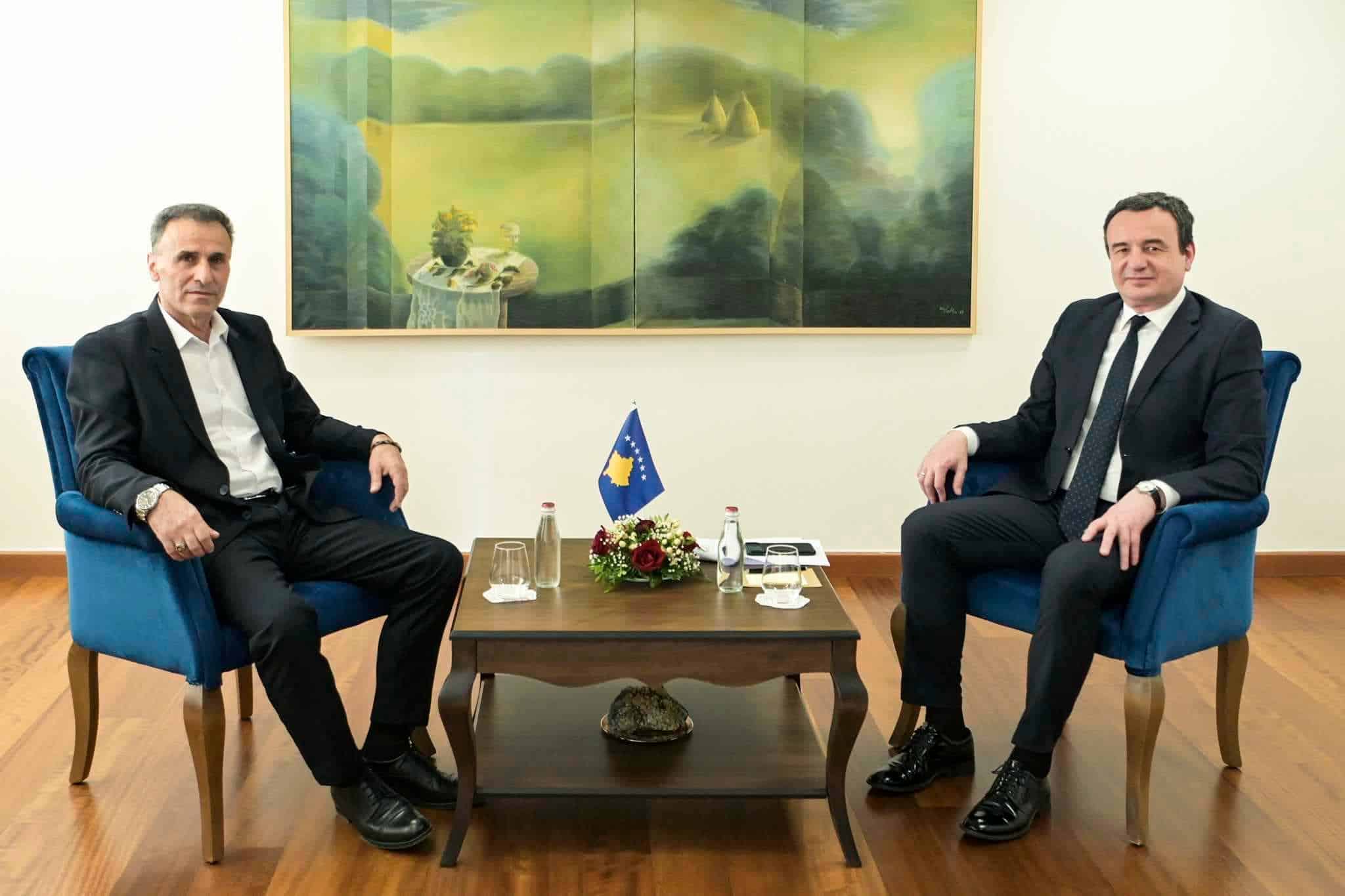 Kryetari Hetemi u prit në takim nga Kryeministri Kurti